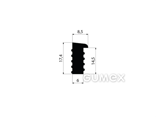 GUMMIPROFILE T-FORM - EPDM